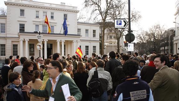 Embajada española en Londres. 