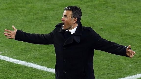 Luis Enrique, entrenador del Barcelona. 