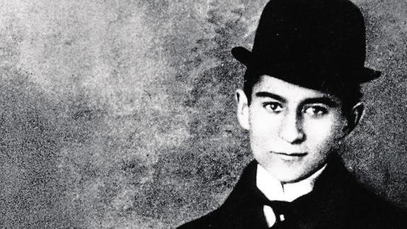 Retrato de juventud del escritor checo Franz Kafka.