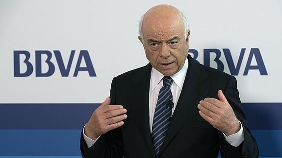 Francisco González, presidente del BBVA. 