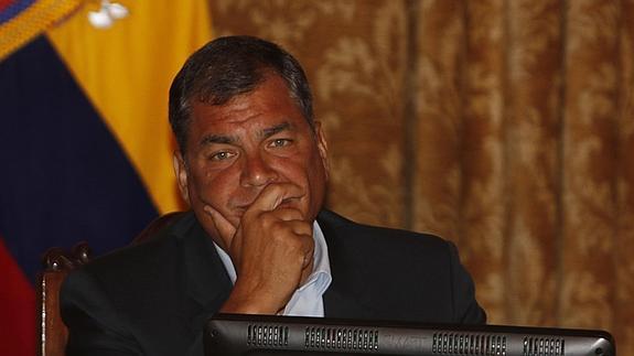 El presidente ecuatoriano, Rafael Correa.