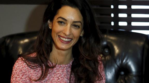 Amal Clooney. 