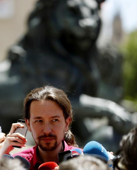 El líder de Unidos Podemos, Pablo Iglesias. 