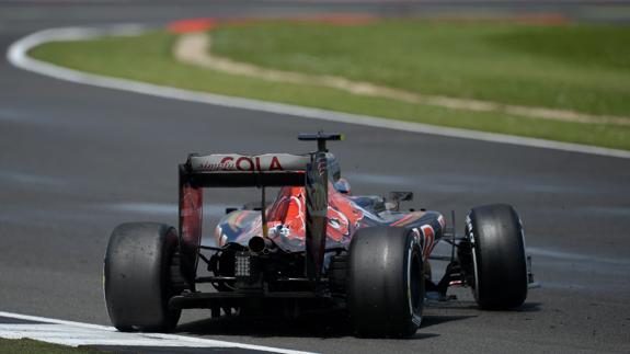 Carlos Sainz, durante el Gran Premio de Gran Bretaña. 