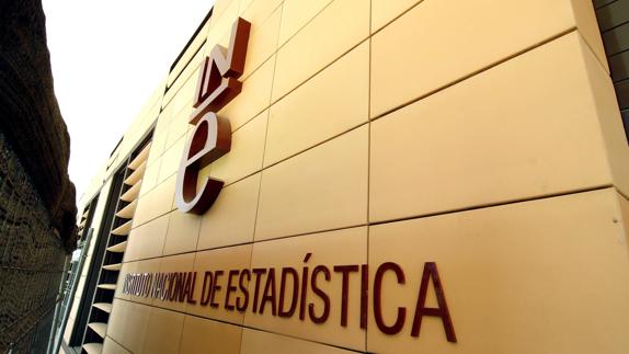 Fachada del Instituto Nacional de Estadistica (INE).