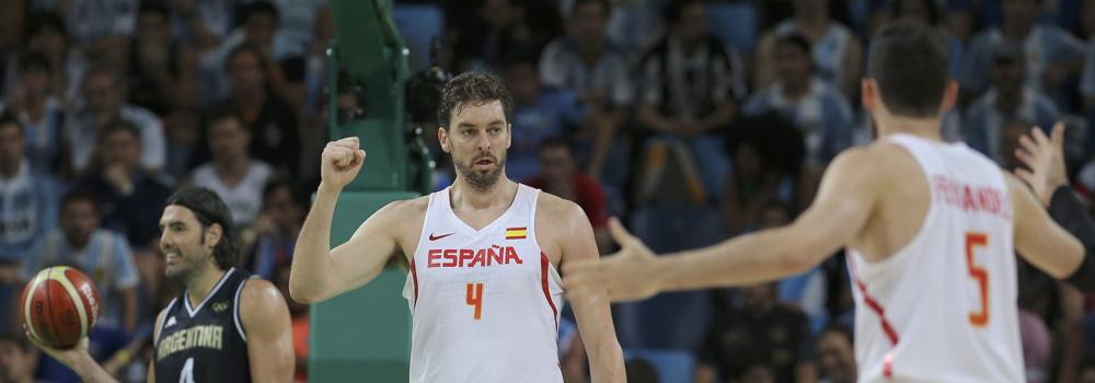 Pau Gasol, durante el partido ante Argentina. 