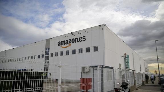 Oficina de Amazon en España.