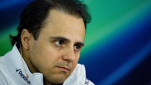 Felipe Massa, durante una rueda de prensa. 