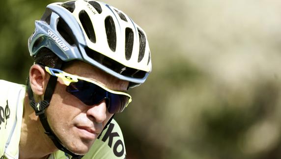 Alberto Contador, en la pasada Vuelta a España. 