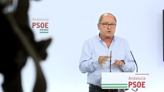 El secretario de Organización del PSOE-A, Juan Cornejo.