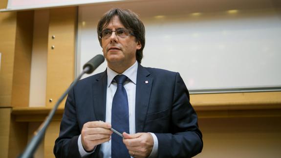 El presidente de la Generalitat, Carles Puigdemont.