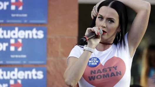 Katy Perry apoya a Hillary Clinton