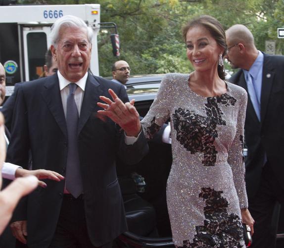 Vargas Llosa e Isabel Preysler. 