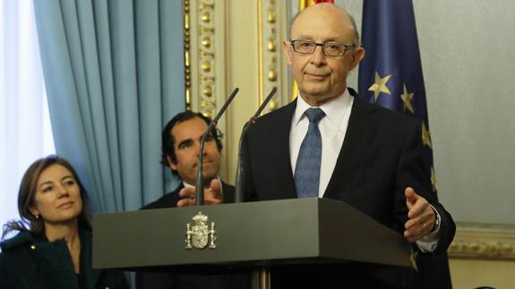 El ministro de Hacienda y Función Pública, Cristóbal Montoro.