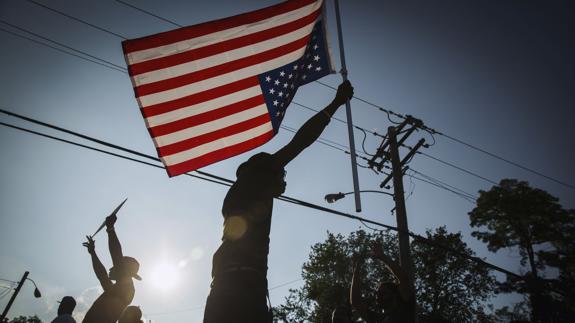 Protestas en Ferguson (Misuri) en 2014 tras el asesinato de Michael Brown.