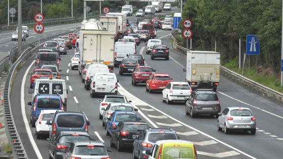 Retenciones en la carretera.