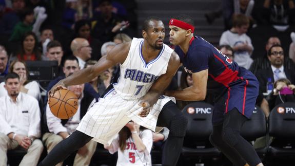 Serge Ibaka, durante el partido. 