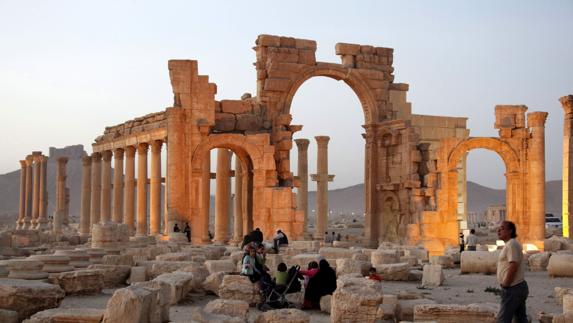 La antigua ciudad de Palmira, una de las joyas arqueológicas de Oriente Medio.
