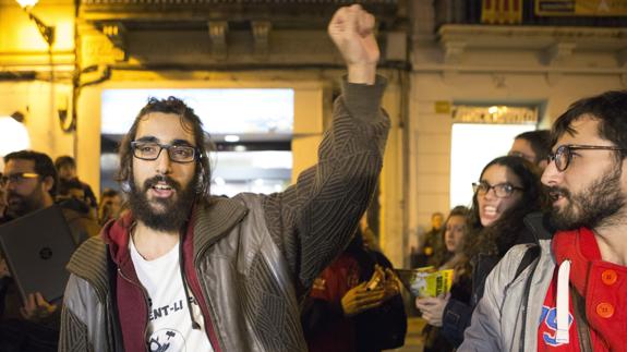 Roger Santacana, uno de los dos detenidos hoy. 