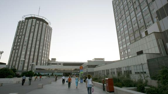 Vista del hospital de La Paz, en Madrid.