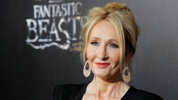 J. K. Rowling, durante la presentación de 'Animales fantásticos'. 