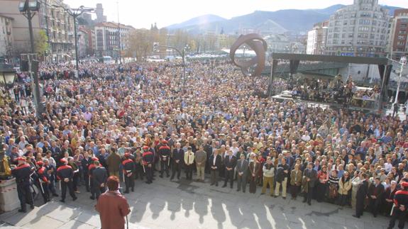 Una manifestación en el País Vasco.