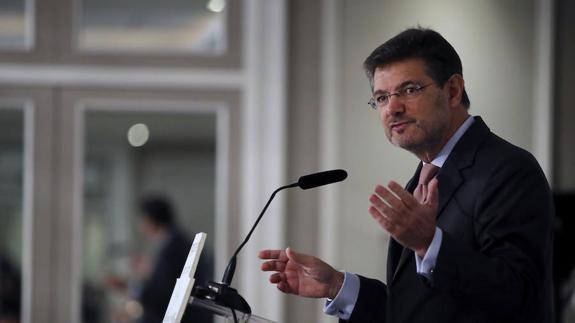 El ministro de Justicia, Rafael Catalá.