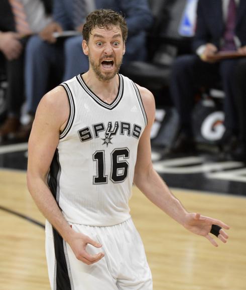 Pau Gasol, durante el partido ante Indiana. 