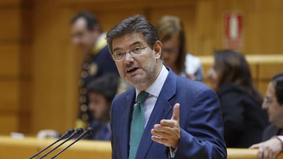 El ministro de Justicia, Rafael Catalá.