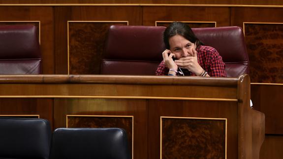 El líder de Podemos, Pablo Iglesias. 