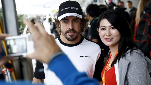 Alonso, en Suzuka. 