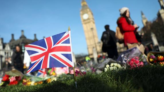 Homenaje a las víctimas de Westminster. 