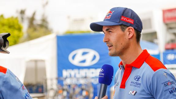 Dani Sordo, cuarto en el Mundial. 