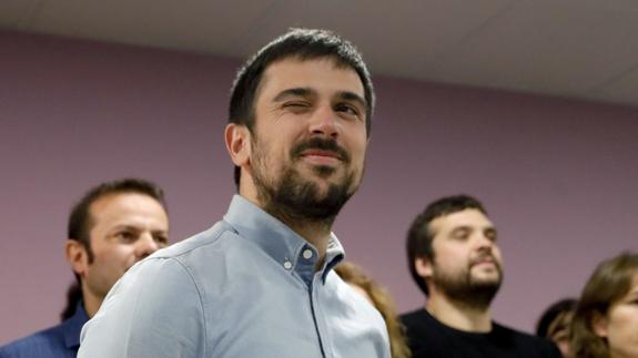 Ramón Espinar, portavoz de Podemos en el Senado.