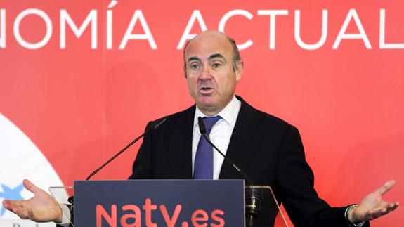 Luis de Guindos, ministro de Economía.