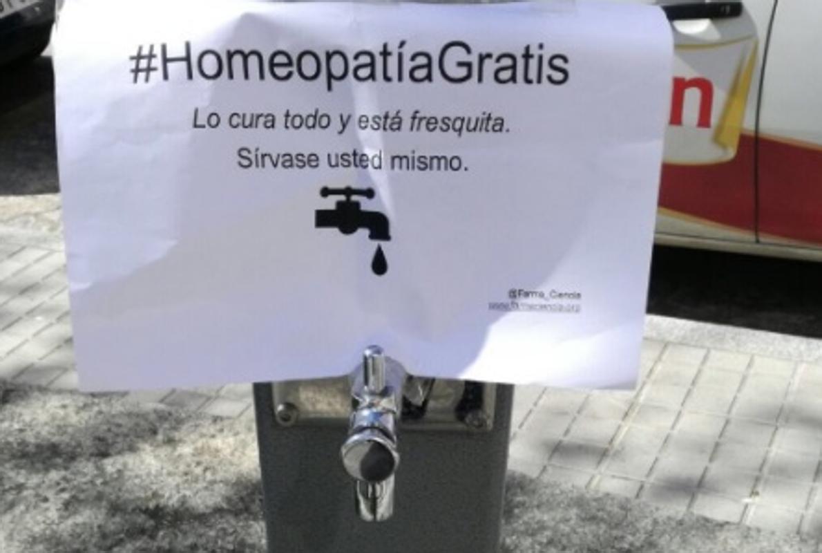 Agua del grifo: Homeopatía gratis