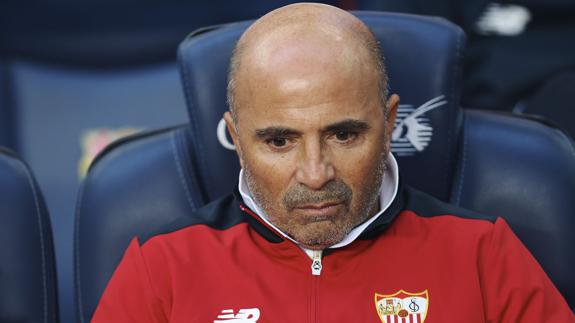 Jorge Sampaoli, actual técnico del Sevilla. 