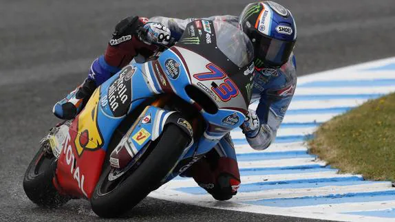 Álex Márquez, en Jerez. 