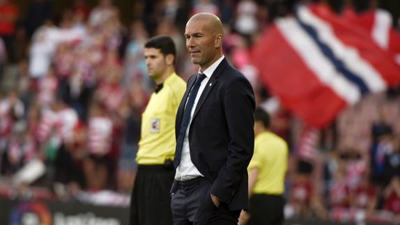 Zidane, en Granada. 