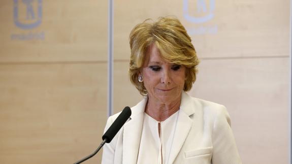 Esperanza Aguirre.