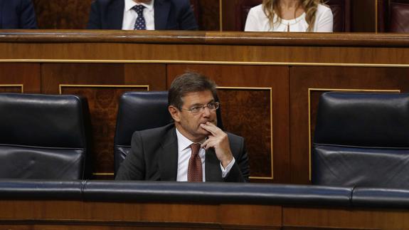 El ministro de Justicia, Rafael Catalá. 