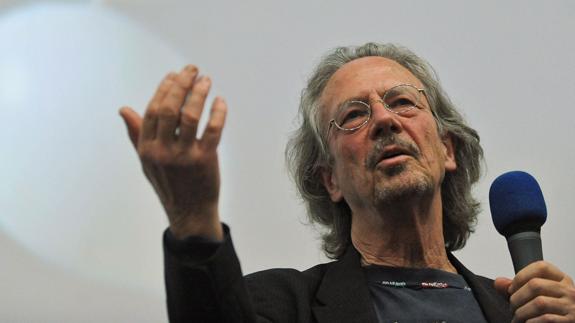 Handke, en el Festival de Cine de Estoril. 