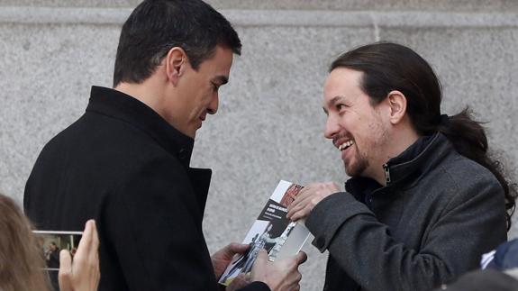 Sánchez e Iglesias.