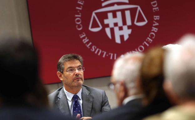 El ministro de Justicia, Rafael Catalá.