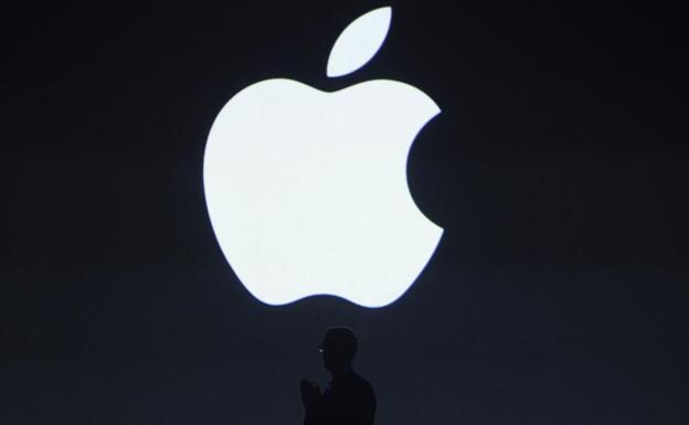 El símbolo de Apple.
