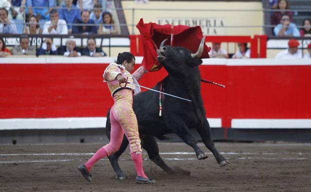 Iván Fandiño, en Bilbao.