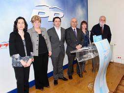 Los candidatos del Partido Popular./E.D.R.