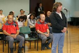 Giménez Arbe, ayer, durante su declaración. /EFE