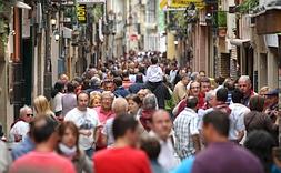 La calle Laurel de Logroño.