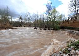 Espacio de pesca sin muerte en el parque del Iregua